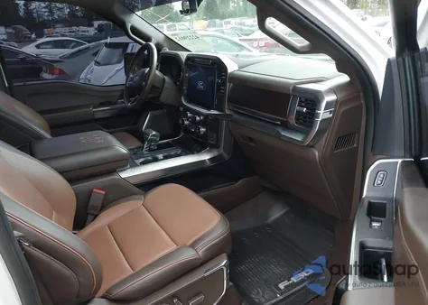 2022 Ford F-150 King Ranch z USA, uszkodzony, nr VIN 1FTFW1E86NFC40218